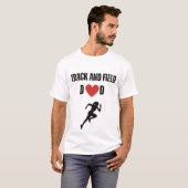 陸上競技のパパ Tシャツ (正面フル)
