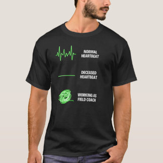 陸上競技のフィールドコーチ戦場 Tシャツ