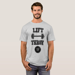 陸上競技の円盤投げ選手のワイシャツ Tシャツ