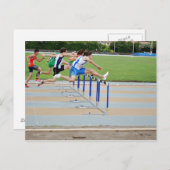 陸上競技ジャンプ ポストカード (正面/裏面)