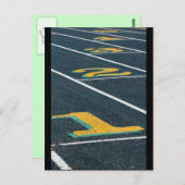 陸上競技テーマ ポストカード (正面/裏面)