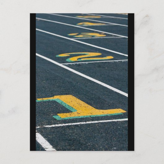 陸上競技テーマ ポストカード (正面)