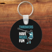 陸上競技ハンマー投げスポーツギフト キーホルダー (正面)