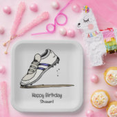 陸上競技パーティー誕生会 ペーパープレート (パーティー)