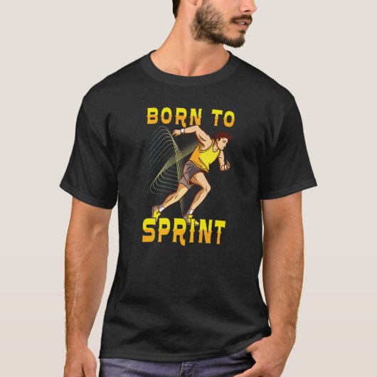 陸上競技ランナー走1 Tシャツ (正面)