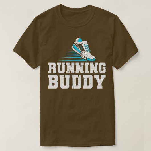 陸上競技ランニング靴クロスカントリー Tシャツ (デザイン正面)