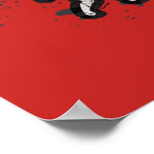 陸上競技用の投球ポスター ポスター (角)