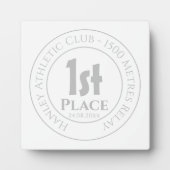 陸上競技第1賞トロフィー賞 フォトプラーク (正面)