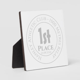 陸上競技第1賞トロフィー賞 フォトプラーク