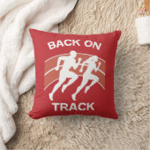 陸上競技選手 |トラックアスリート |ランナー クッション (ブランケット)