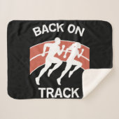 陸上競技選手 |トラックアスリート |ランナー シェルパブランケット (正面(横))