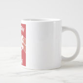 陸上競技選手 |トラックアスリート |ランナー ジャンボコーヒーマグカップ (右)