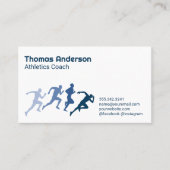 陸上競技 | イラスト走ズ 名刺 (正面)