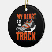 陸上競技 セラミックオーナメント (左)