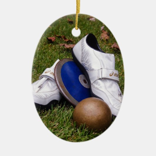 陸上競技 セラミックオーナメント (正面)