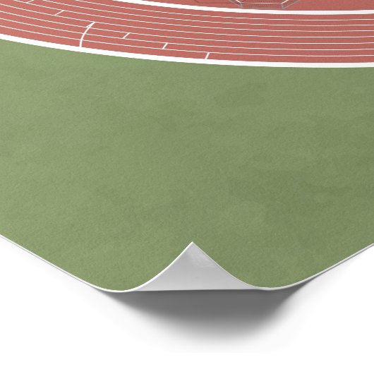 陸上競技 ポスター (角)