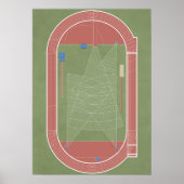 陸上競技 ポスター (正面)