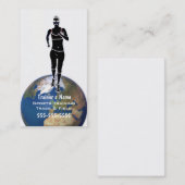 陸上競技 名刺 (正面/裏面)