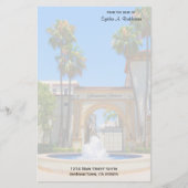 陸標のハリウッドのスタジオのパーソナライズな文房具 便箋 (正面)