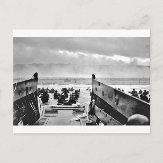 陸海兵士上陸 ポストカード (正面)