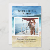 陸海写真ビーチクリスマスカード シーズンカード (正面)