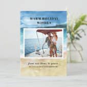 陸海写真ビーチクリスマスカード シーズンカード (スタンド正面)