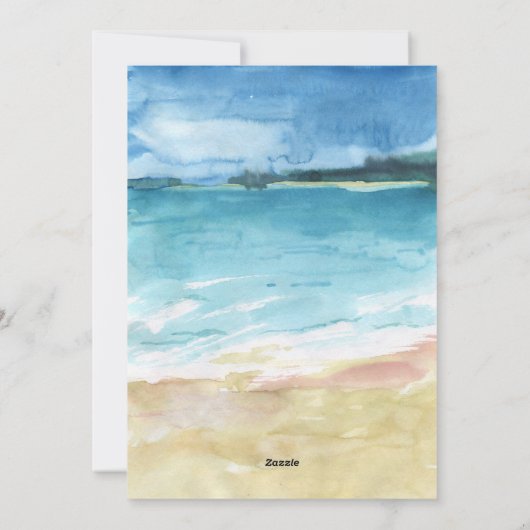 陸海写真ビーチクリスマスカード シーズンカード (裏面)