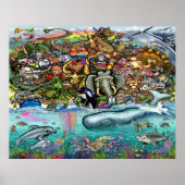 陸海動物 ポスター (正面)