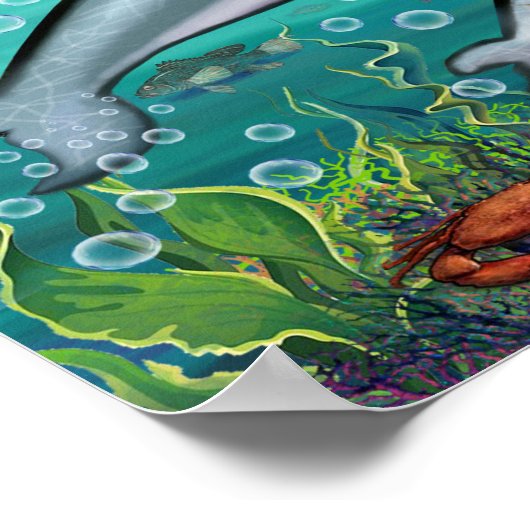 陸海動物 ポスター (角)