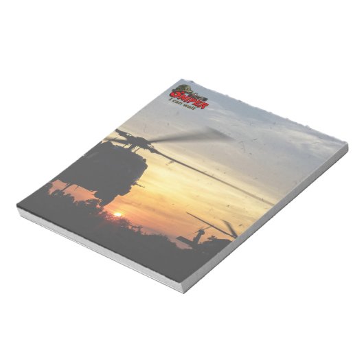 陸海軍の空軍の海兵隊の狙撃手lrrp recon ノートパッド (回転)