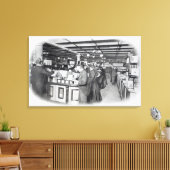 陸海軍商店の図書室 キャンバスプリント (インサイチュ (リビング))