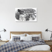 陸海軍商店の図書室 キャンバスプリント (インサイチュ (寝室))