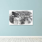 陸海軍商店の図書室 キャンバスプリント (インサイチュ (ウッドフロア))