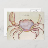 陸蟹 ポストカード (正面/裏面)