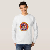 陸誇りを持った軍信号隊退役軍人 Tシャツ (正面フル)