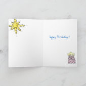 陸路か海路か…ハッピーバースデー! カード (内部)