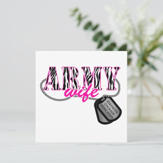 陸軍の妻 招待状 (スタンド正面)