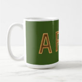 陸軍の強さ コーヒーマグカップ (左)