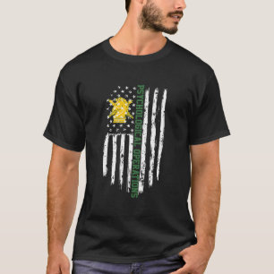 陸軍の心理作戦Psyopアメリカ国旗 Tシャツ