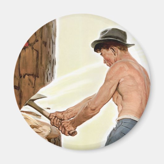 陸軍の木材の追加 マグネット (正面)