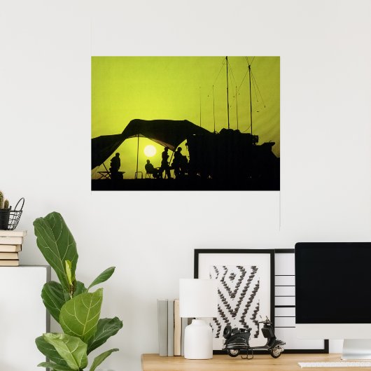 陸軍の機動指揮所 ポスター (ホームオフィス)