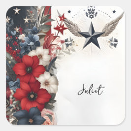 陸軍の海兵戦術軍隊ブライダルシャワー スクエアシール