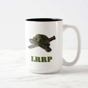 陸軍の海軍の空軍lrrp lrrpsスナイパー ツートーンマグカップ