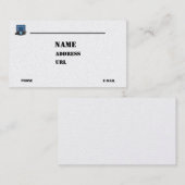 陸軍の空中退役軍人リクルーターはビジネス車 名刺 (正面/裏面)