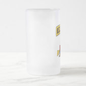 陸軍の空挺レンジャーズ退役軍人ベトナム南戦争 フロストグラスビールジョッキ (中央)