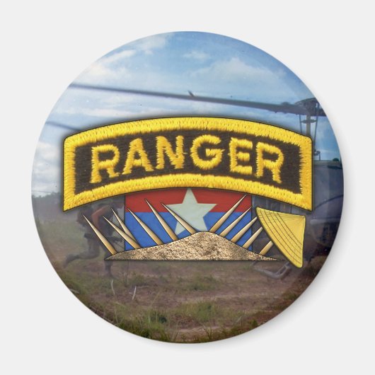 陸軍の空挺型射撃機ベトナム戦争マグネット マグネット (正面)