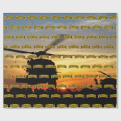 陸軍の空挺隊員のフォートベンニングパッチ ラッピングペーパー (フラット)