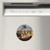 陸軍の空挺隊員ベトナム戦争LRPS マグネット (インサイチュ (食洗機))