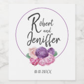 陸軍の結婚テーマ ワインラベル (シングルラベル)