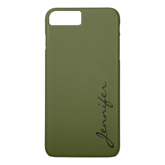 陸軍の緑の色の背景 Case-Mate iPhoneケース (裏面)